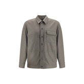 Brioni Gray Wool Coat